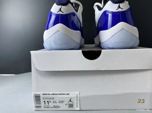 AH7860-100 Air Retro Concord 11 Jordan Low White 0630